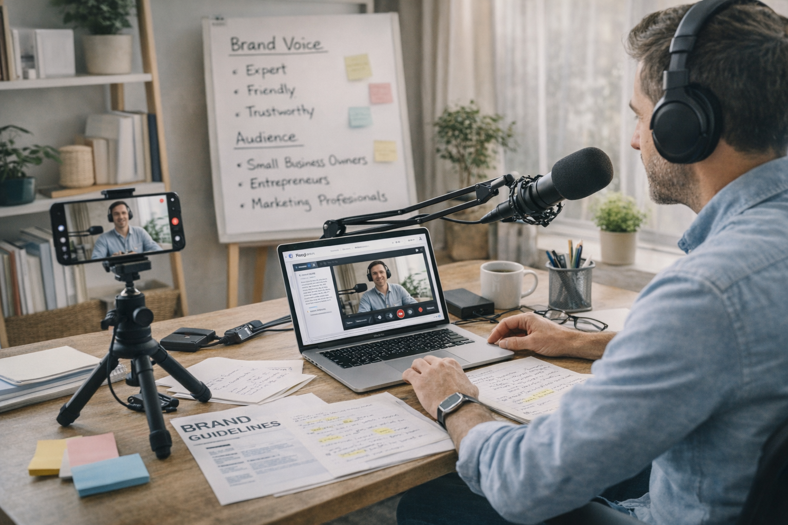 Done-for-you AI video content production workflow